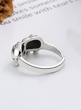 新款立体吉象好寓意钱币造型戒指