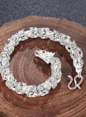 时尚气质龙头手链双龙头男士手链