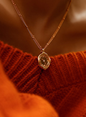 五周年纪念第五时区项链金色