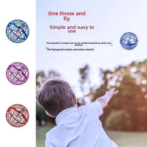 Fingertip Top Aircraft Drone Flying Ball Spinner Toy Hand Co - 图2