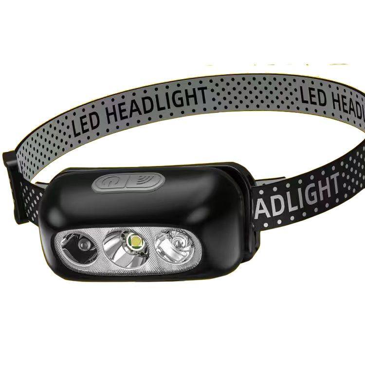 头灯强光充电超亮头戴式夜钓鱼照明户外超长续航超轻感应小手电筒,淘宝优惠券,粉丝福利购,淘宝优惠卷