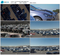 Car-era parking lot inventory carts for scrap car video material