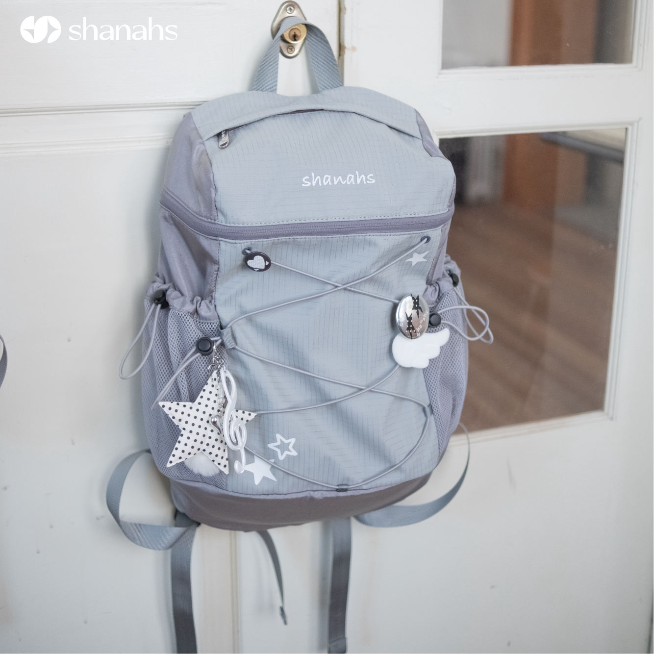 shanahs Lucky Star大容量双肩包高颜值书包背包休闲户外登山包包