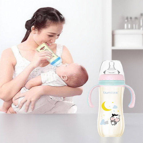 BUN贝优能PPSU奶瓶新款小牛礼盒装德国进口材质防摔180ml240ml300 - 图2