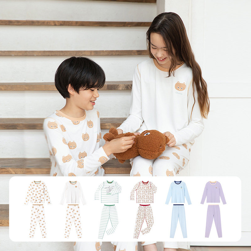 Likeuu children's pajamas, autumn clothes, home clothes set