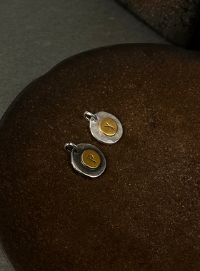 情侣S999足银定制吊坠刻字纯手工