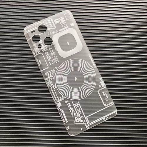 适用FindX3Pro后盖改装塑料 OPPOfindX3手机原替换电池盖后屏外壳 - 图1