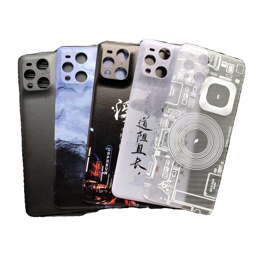 适用FindX3Pro后盖改装塑料 OPPOfindX3手机原替换电池盖后屏外壳 - 图3
