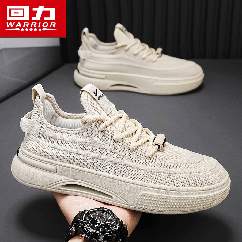 回力男鞋夏季透气飞织网面网鞋百搭休闲板鞋运动软底增高帆布潮鞋,淘宝优惠券,粉丝福利购,淘宝优惠卷