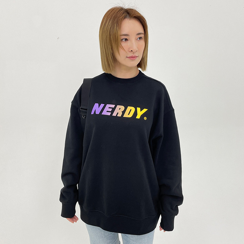 nerdy新款logo印花气质男女卫衣 FNREPUBLIC海外卫衣/绒衫