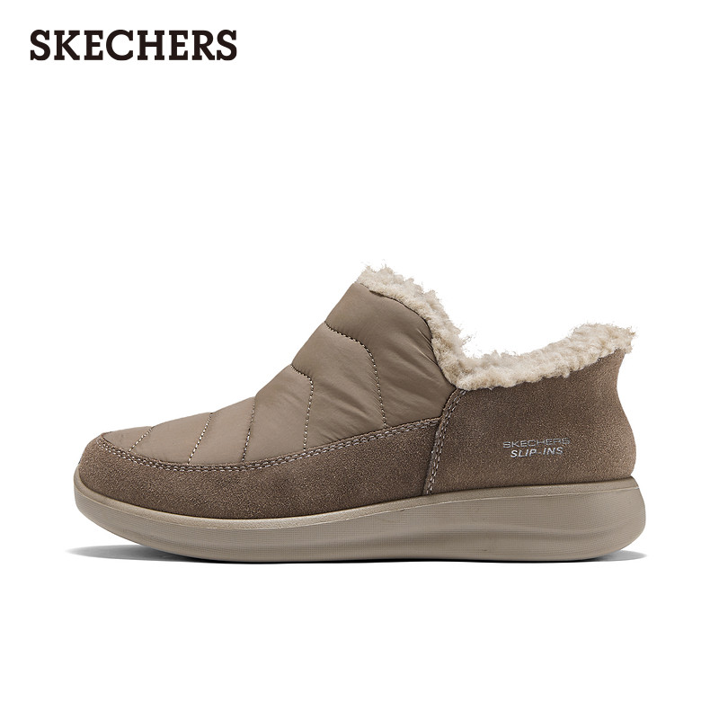 斯凯奇闪穿鞋|2026秋冬新款女鞋一脚蹬休闲鞋低帮舒适保暖运动鞋,淘宝优惠券,粉丝福利购,淘宝优惠卷