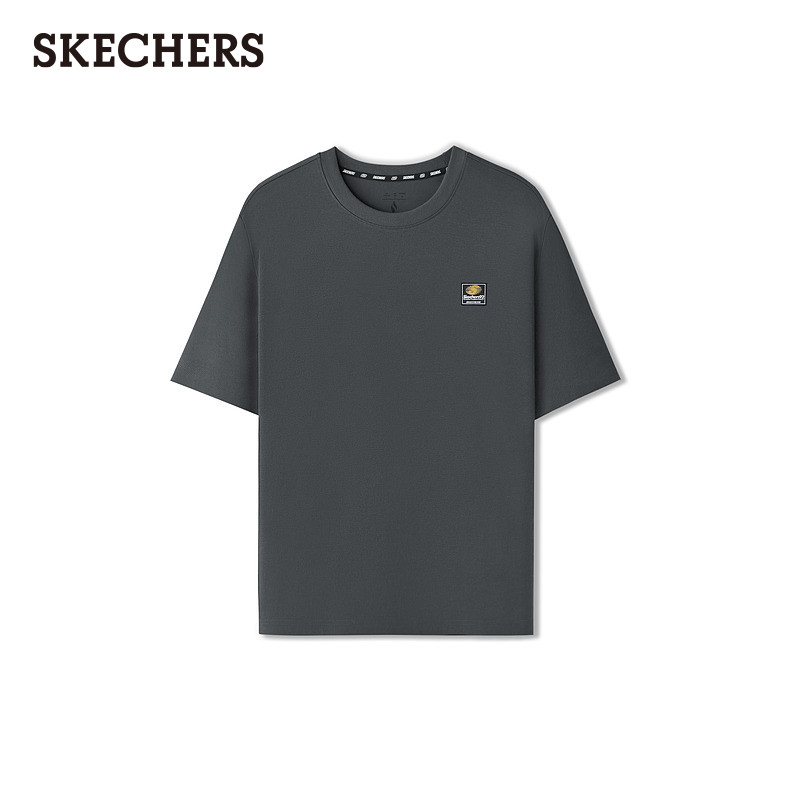 Skechers斯凯奇2026夏新款男女同款针织短袖T恤衫时尚百搭打底衫,淘宝优惠券,粉丝福利购,淘宝优惠卷