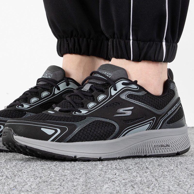 Skechers斯凯奇男鞋暮光鞋2025夏季运动鞋透气高回弹减震跑步鞋