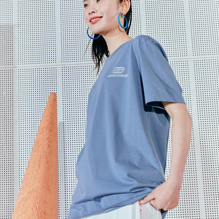 Skechers斯凯奇男秋冬季情侣速干运动短袖潮牌圆领休闲透气T恤女,淘宝优惠券,粉丝福利购,淘宝优惠卷