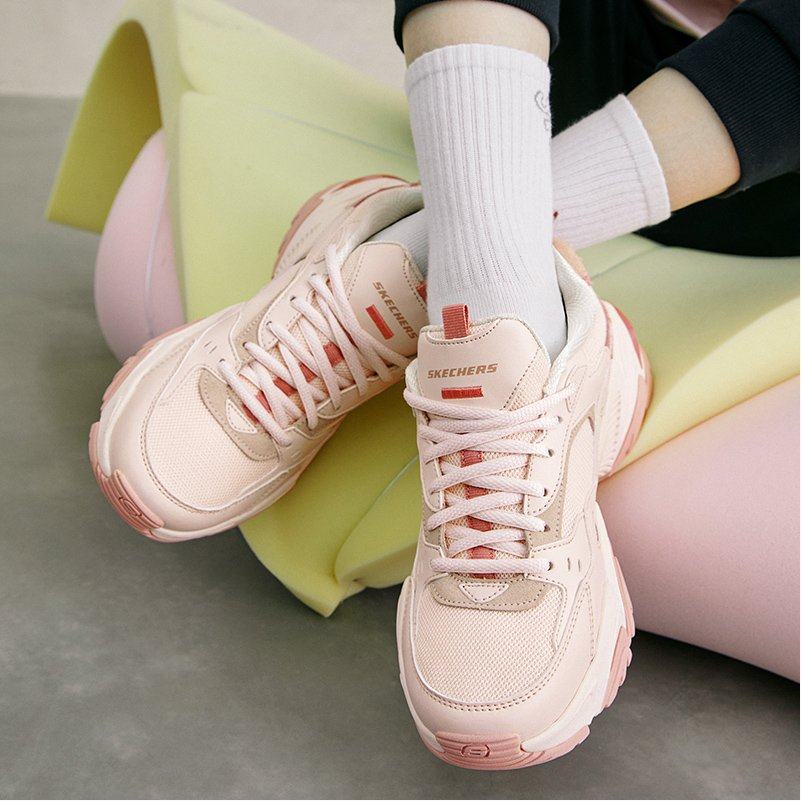 Skechers斯凯奇女鞋老爹鞋秋季草莓熊运动鞋厚底跑步鞋二代机甲鞋,淘宝优惠券,粉丝福利购,淘宝优惠卷