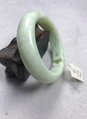 天然岫玉甲翠手镯一物一图保真