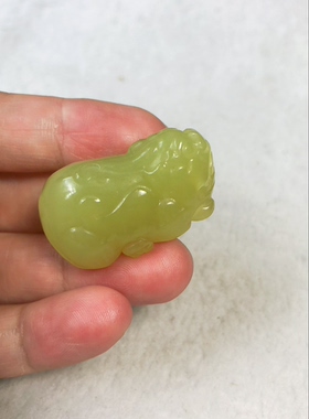 岫玉吊坠小件貔貅 平安扣 祥云锁 天然玉石 一物一图保真微瑕链接
