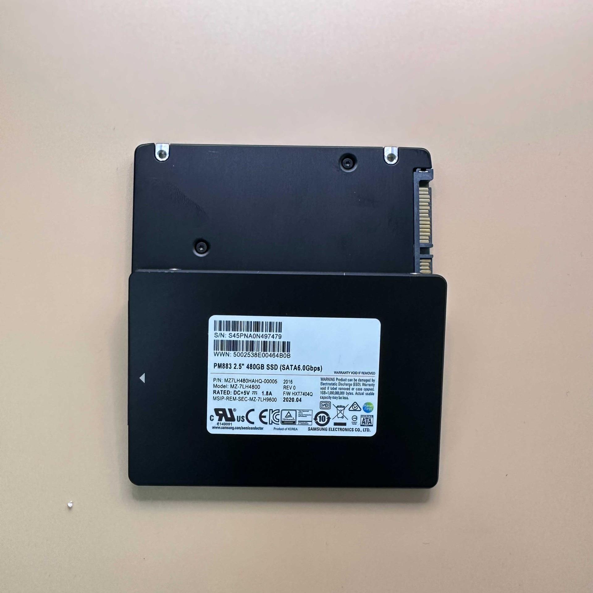 固态硬盘 三星PM883 480G 960G SATA企业级洁川议价 - 图2