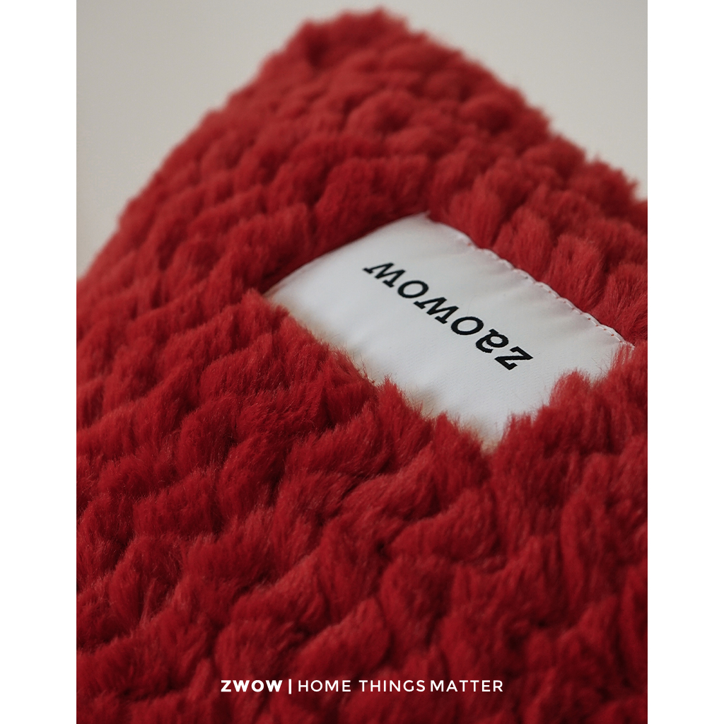 Three-dimensional woven waist pillow for sleeping with imitation rabbit fur