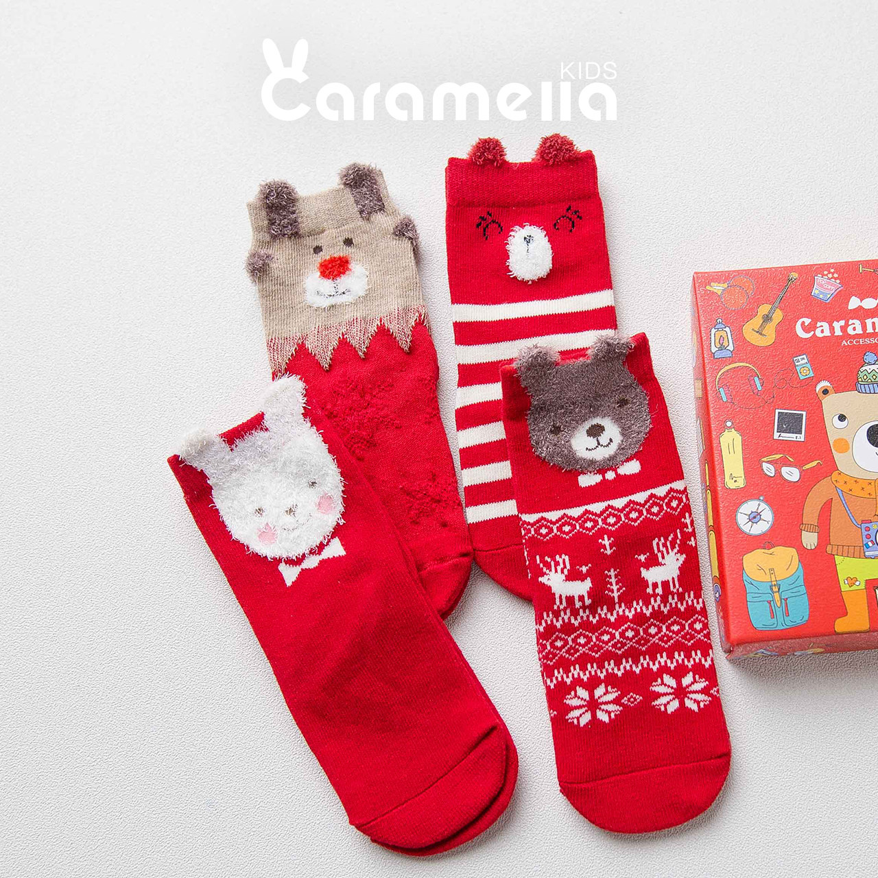 caramella kids宝宝中筒儿童袜子 caramellakids儿童袜子(0-16岁)