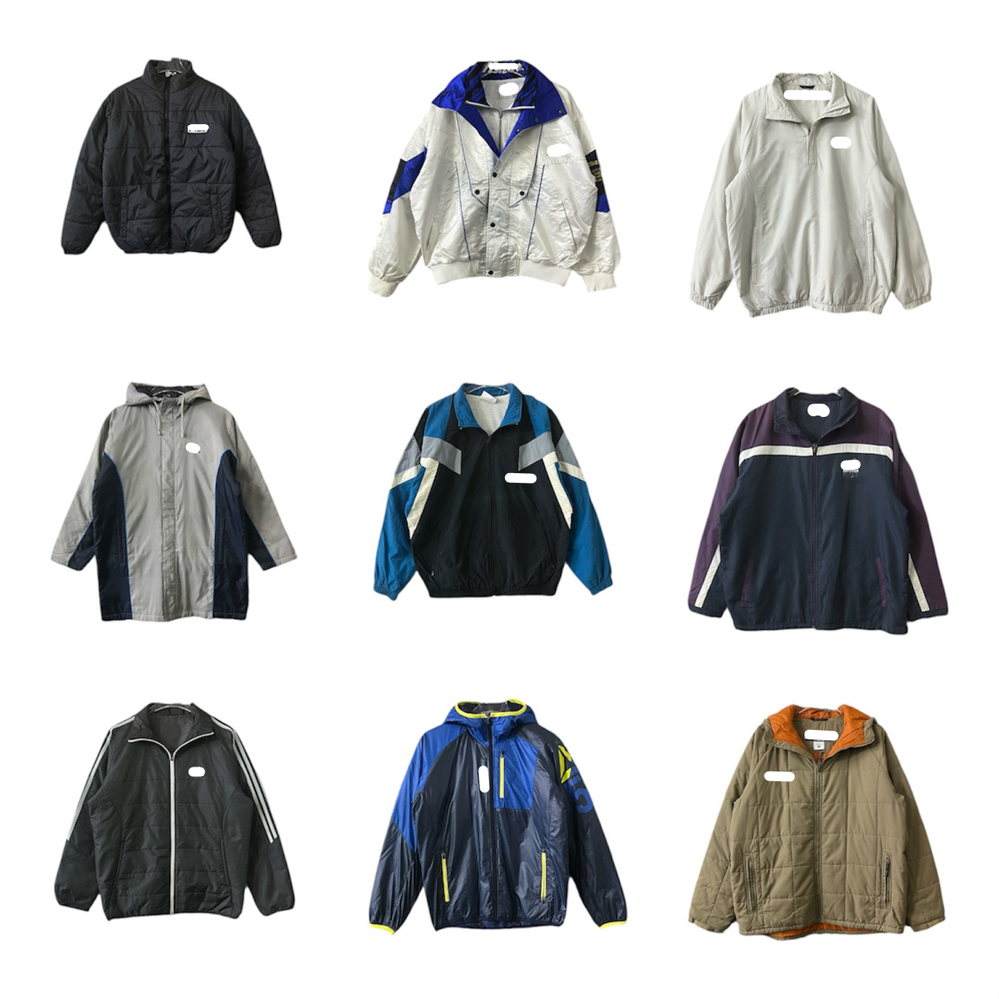 vintage古着运动服90日系夹克复古00S外套男女棉服拉链JK43,淘宝优惠券,粉丝福利购,淘宝优惠卷