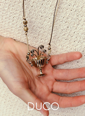 Fidora大圣杯长款串珠项链