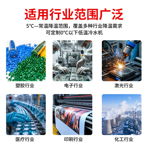 工业冷水机风冷式循环冰水机摸具冷却机水冷式冻水机5p匹制冷机 - 图2