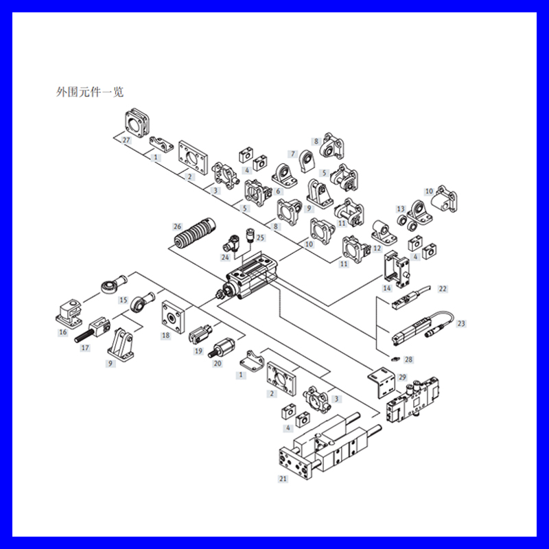 FESTO费斯托气缸DSBC/DNC/DSNU/ADN/ADVU32-40-50-80-100-PPVA-N3 - 图2