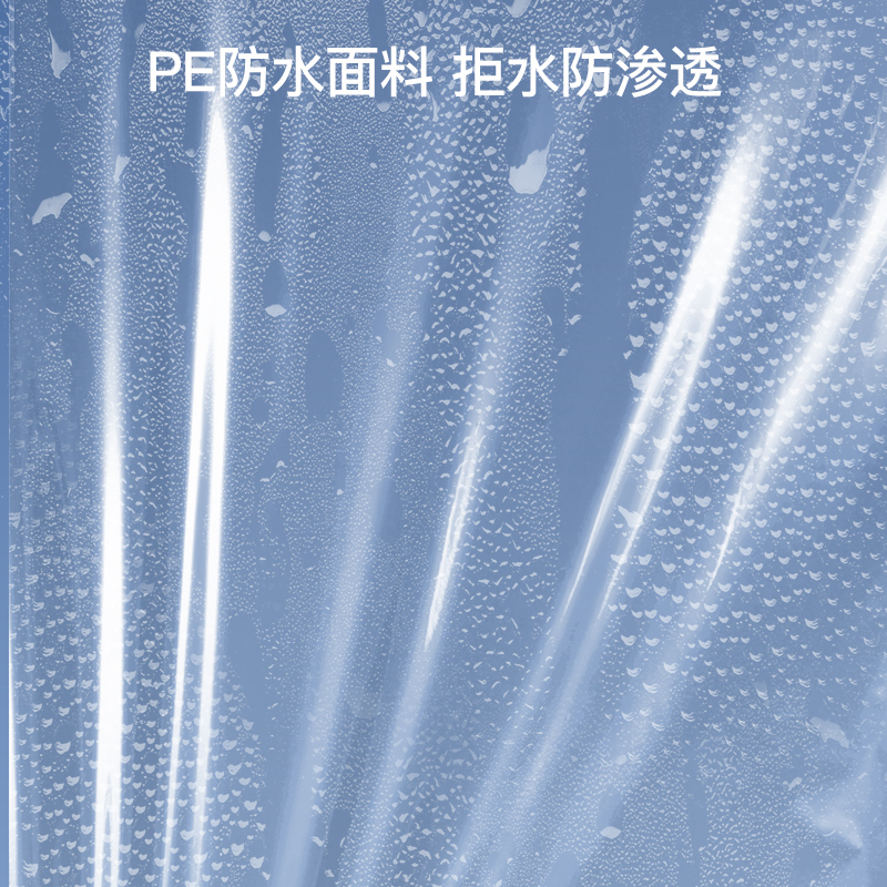 5件装牧萌一次性卡片雨衣儿童雨披加厚长款全身成人户外旅游雨具-图2