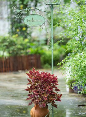 户外铁艺小鸟铁线莲爬藤架网架带底座置物庭院花店阳台屏风花盆架