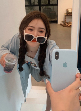 网红同款墨镜夏季海边圆脸太阳镜夏显脸小黑色2024时尚百搭潮