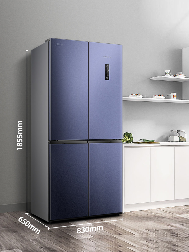 新飞442升十字对开门风冷4电冰箱 名丰电器厨房冰箱