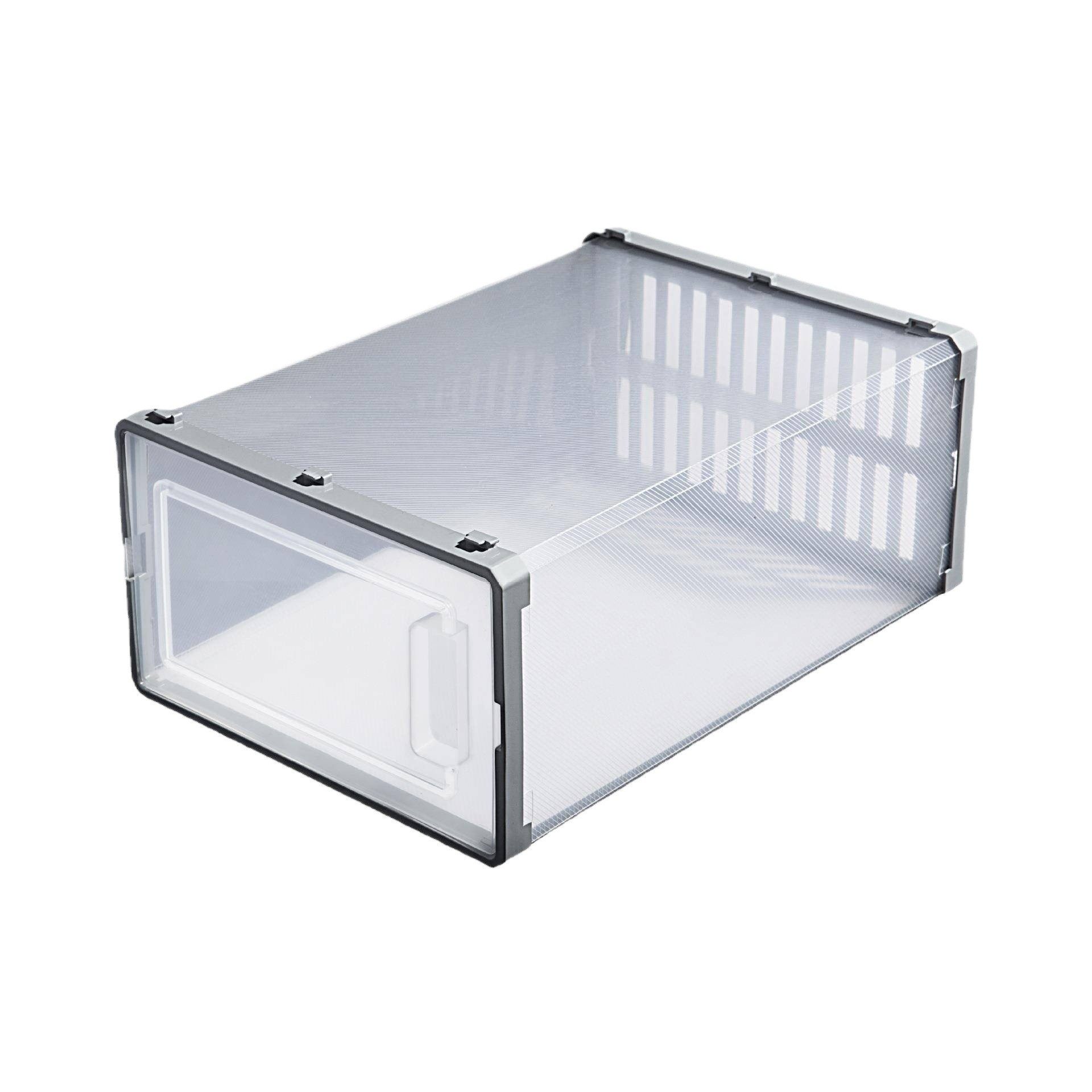 入户门口收纳透明鞋盒收纳鞋架宿舍拼接鞋柜网红AJ鞋子开门式空间,淘宝优惠券,粉丝福利购,淘宝优惠卷