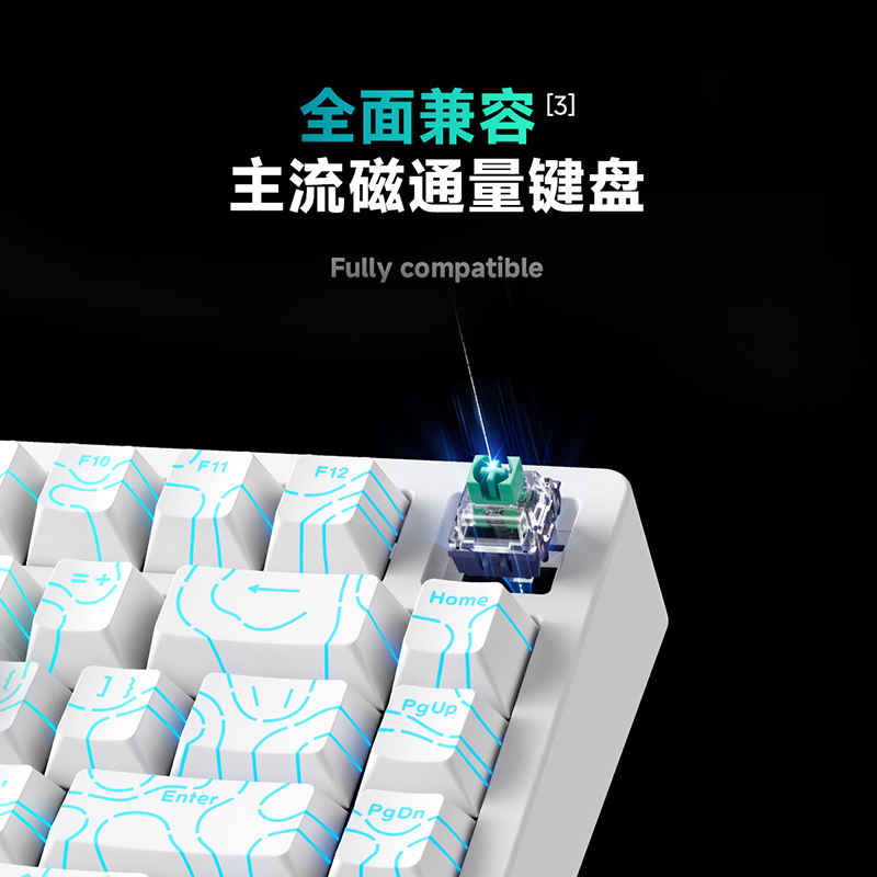 凯华KAILH 封底磁轴磁神轴键盘快触发游戏电竞专用rgb线性WOOTING - 图3