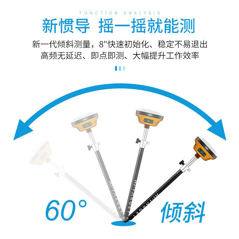 中海达V200高精度RTK测量仪土地面积高精度GPS卫星定位放样接收机 - 图0