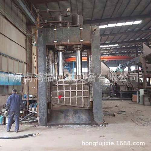 全自动废钢剪断机 车架槽钢圆钢龙门剪 小型液压龙门剪切机 - 图0