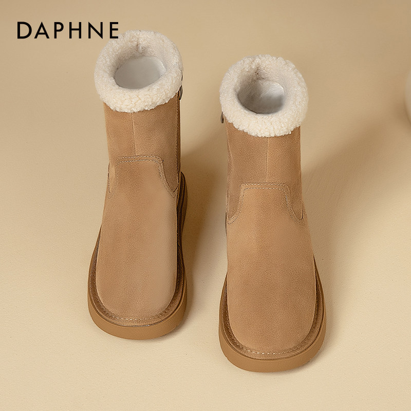  达芙妮时尚雪地靴