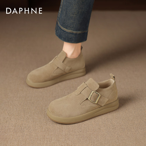 达芙妮全包勃肯单鞋2025新款一脚蹬软底女士女款女鞋子博肯秋季冬 - 图1