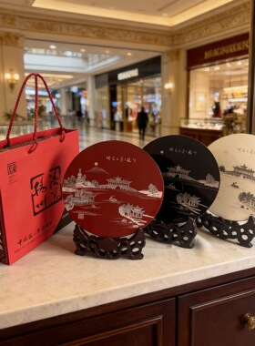 扬州漆器漆器摆件伴手礼旅游商务