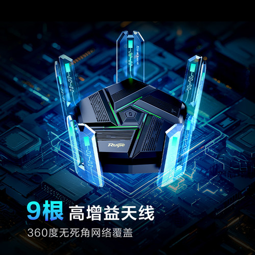 [顺丰]Ruijie锐捷天蝎WiFi7路由器星耀BE72 PRO千兆2.5G网口无线双频7200M 家用高速穿墙王 游戏网口 USB口 - 图2
