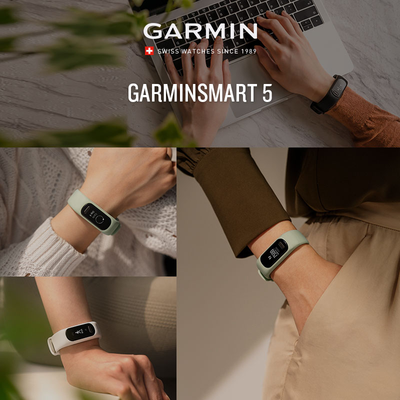 Garmin佳明Smart 5智能运动手环心率血氧游泳跑步健身睡眠多功能 - 图3