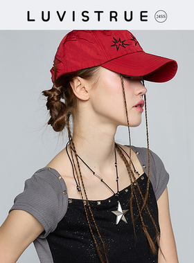 LUVISTRUE24SS潮牌星星吊坠项链