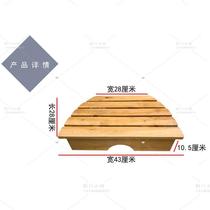 Wooden barrel inner seat bathtub cushion Bath Tub Chair Inner Stool stool Stool Folding Thickening