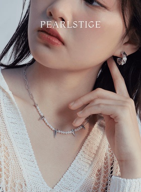 PEARLSTIGE至如棱角珍珠项链