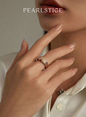 PEARLSTIGE爱神系列三圈戒指