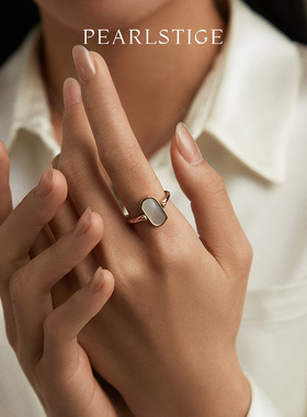 PEARLSTIGE爱神系列印章戒指