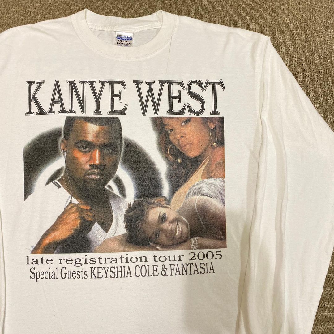 说唱歌手耶Kanye West重磅Rapper穿搭美式街头加大码长袖T恤-图1