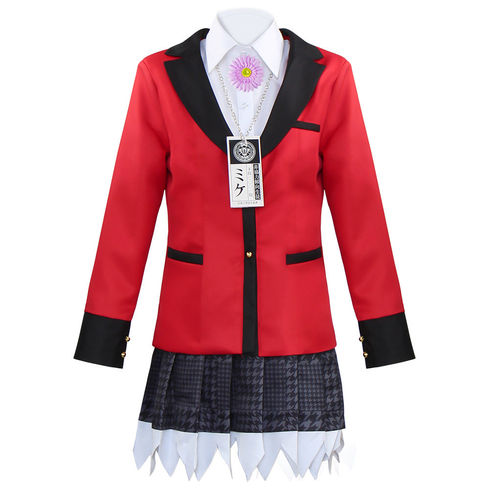 狂赌之渊蛇喰梦子 桃喰绮罗莉 梦见弖优芽美cosplay女校服 现货