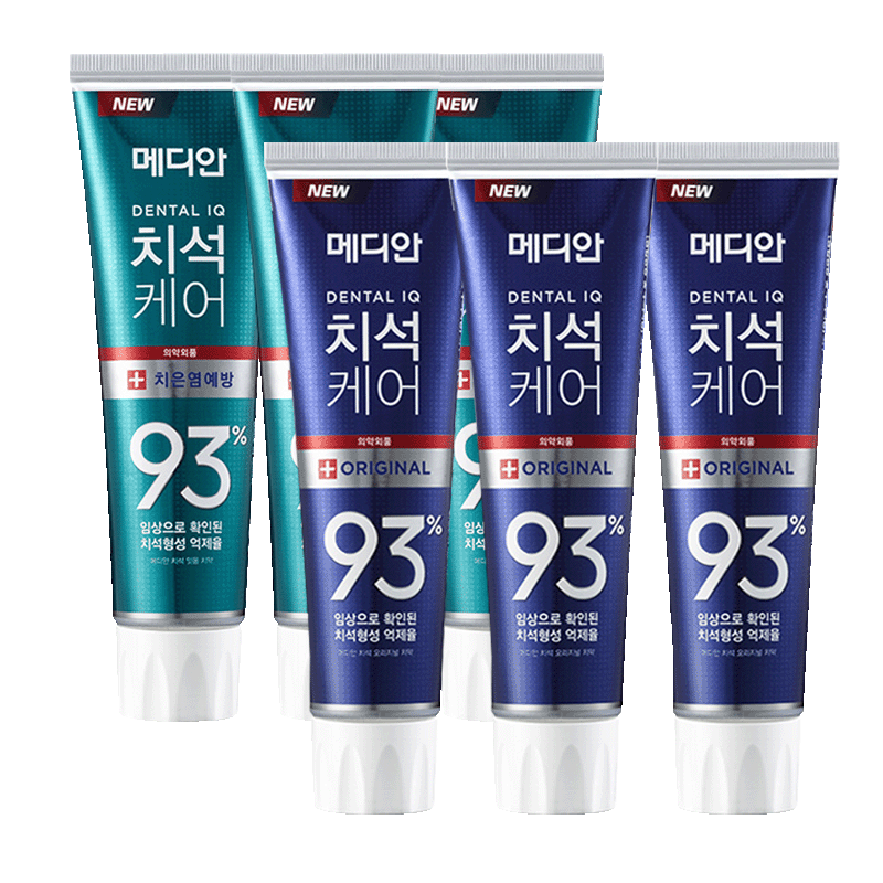 韩国爱茉莉median麦迪安93进口牙膏 伊斓斯海外牙膏