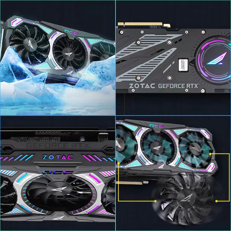 Saitai RTX/3080Ti/3090TI видеокарта Sky Apoc был просветлен PGF AMP игровая автономная видеокарта